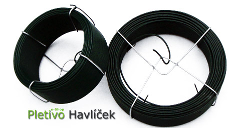 Vázací drát PVC síla drátu 1,4/2,0 mm, 50m